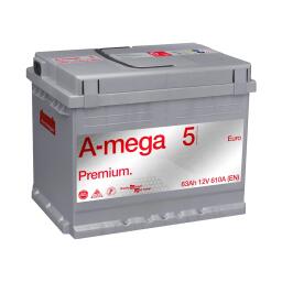 Аккумулятор авто Мегатекс A-mega Premium (M5) 6СТ-63-А3 (прав) euro ТХП 610
