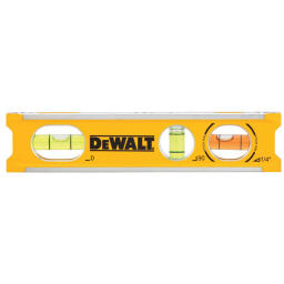Уровень BILLET TORPEDO из алюминия длиной 165 мм с 3 капсулами и магнитами DeWALT DWHT42525-0 DWHT42525-0