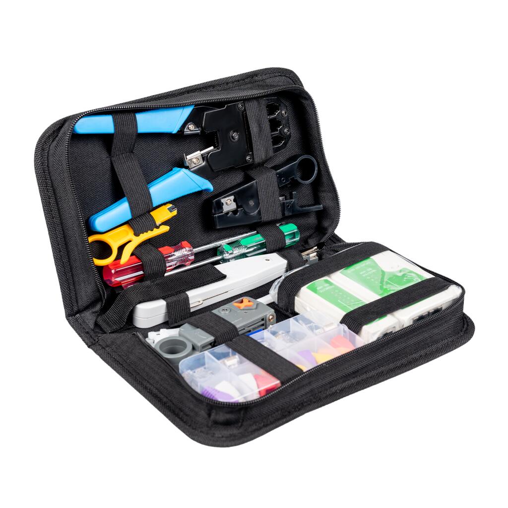 Набір для обтискання тестування та монтажу крученої пари в чохлі - Зображення 2