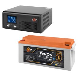 Комплект резервного питания LogicPower ИБП 600W + литиевая (LiFePO4) батарея 2944Wh
