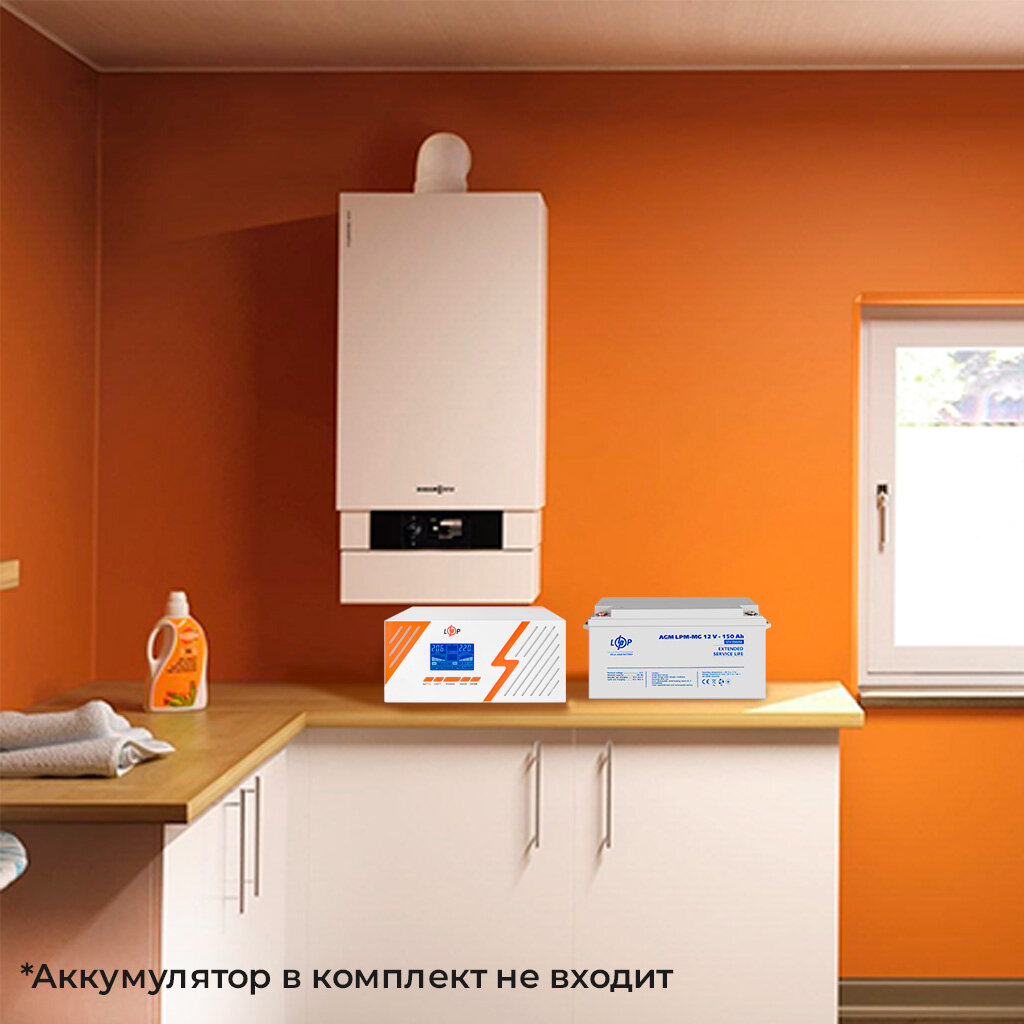 ИБП с правильной синусоидой 12V LPM-PSW-1500VA (1050Вт) White - Изображение 10