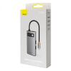 USB Hub Baseus Metal Gleam Series 4-in-1 Multifunctional Type-C Cерый (CAHUB-CY0G) - Зображення 6