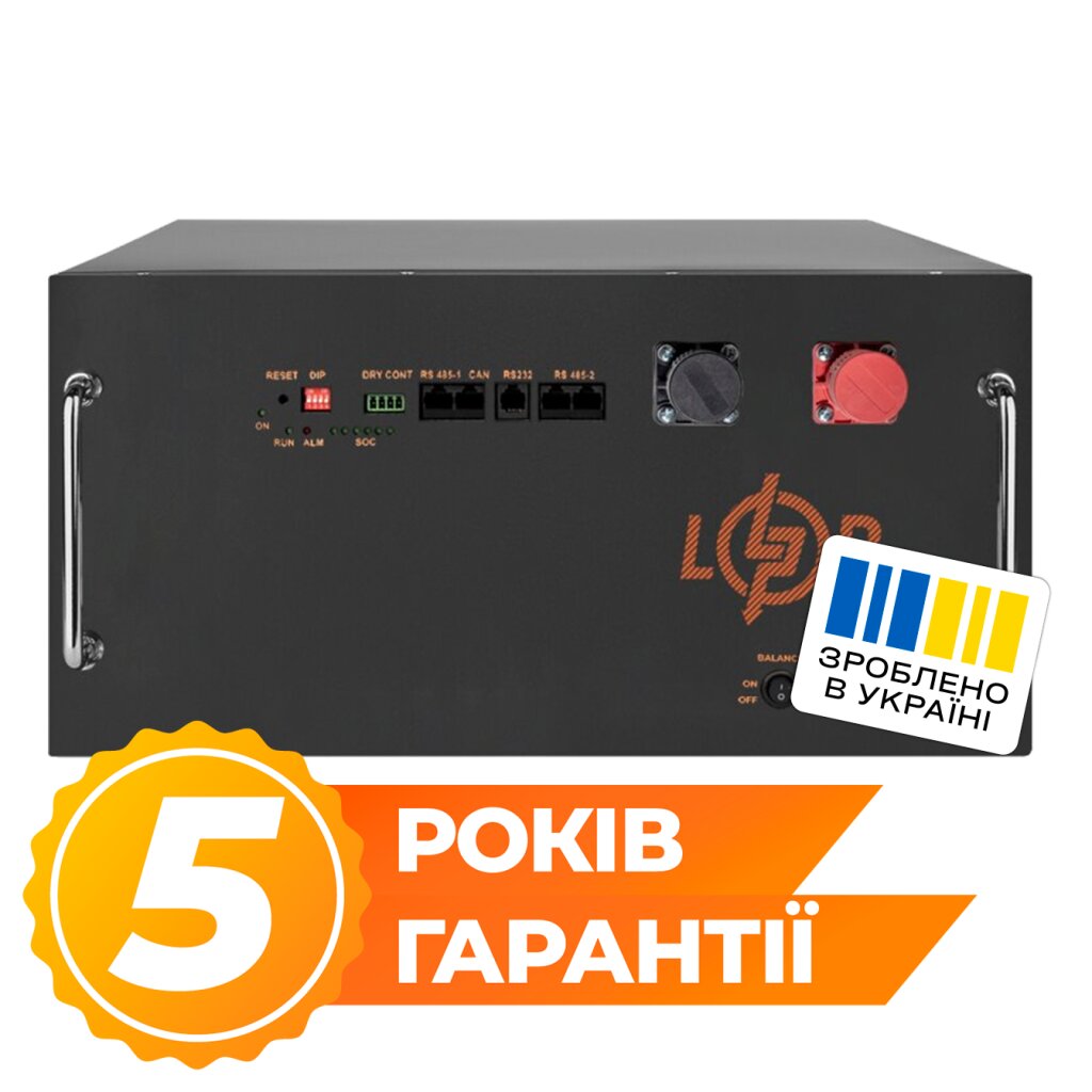 Аккумулятор LP LiFePO4 51,2V - 315 Ah (16128Wh) (BMS JK 200A/100А) RM RS485/CAN BL - Изображение 1