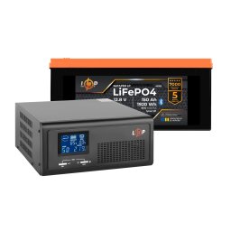 Комплект резервного питания LogicPower ИБП 600W + литиевая (LiFePO4) батарея 1920 Wh