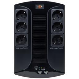 Источник бесперебойного питания (ИБП) LP 650VA-6PS (455Вт)