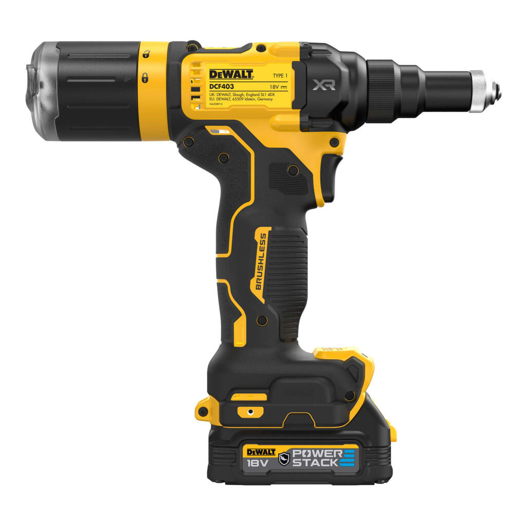 Заклёпочник аккумуляторный бесщёточный DeWALT DCF403E1GT DCF403E1GT - Изображение 3