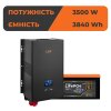 Комплект резервного питания LogicPower ИБП 3500W + литиевая (LiFePO4) батарея 3840 Wh - Изображение 1