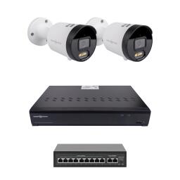 Комплект видеонаблюдения на 2 камеры GV-IP-K-W102/2 4MP (Ultra AI)