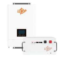 Комплект резервного питания LogicPower ИБП W6000 + литиевая (LiFePO4) батарея 14336 Вт·ч (37760+38142 280 А·ч)