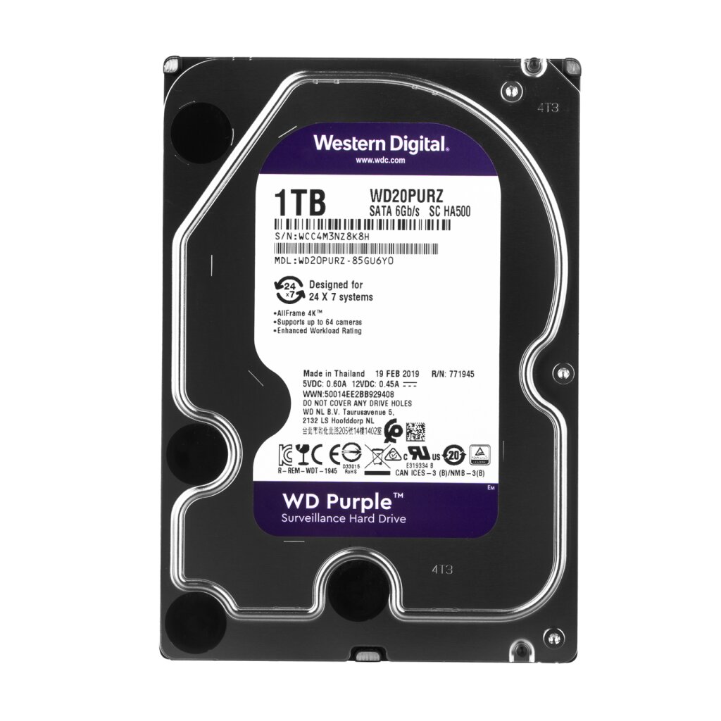 Жесткий диск Western Digital 1TB Purple (WD10PURZ) - Изображение 2