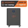 Система резервного живлення LP Autonomic Power FW 2500W (АКБ 2600Wh) Графіт глянець - Изображение 2