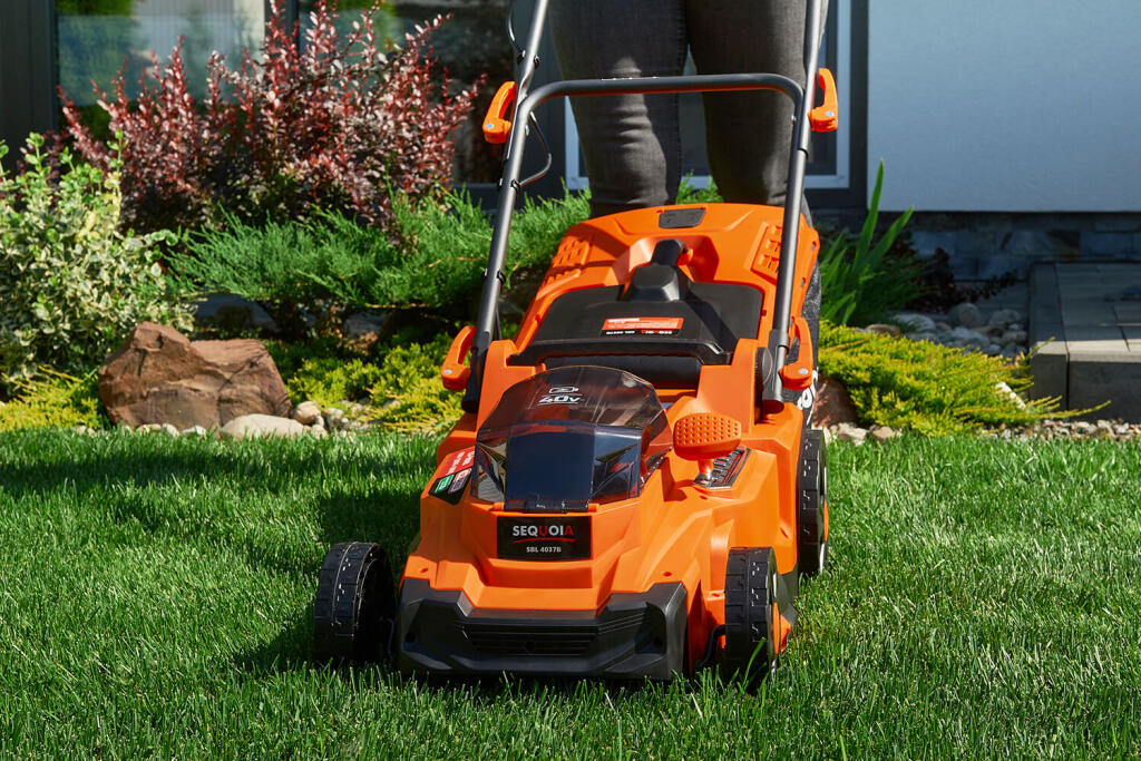 Газонокосилка аккумуляторная SEQUOIA SBL4037B-E2W - Изображение 15