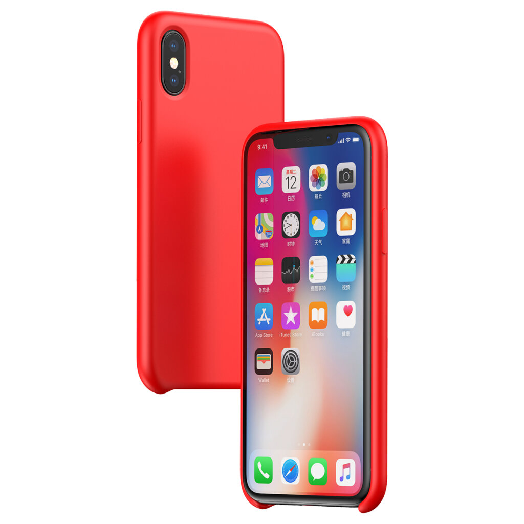 Чехол Baseus для iPhone Xs Max Original LSR Red (WIAPIPH65-ASL09) - Изображение 1