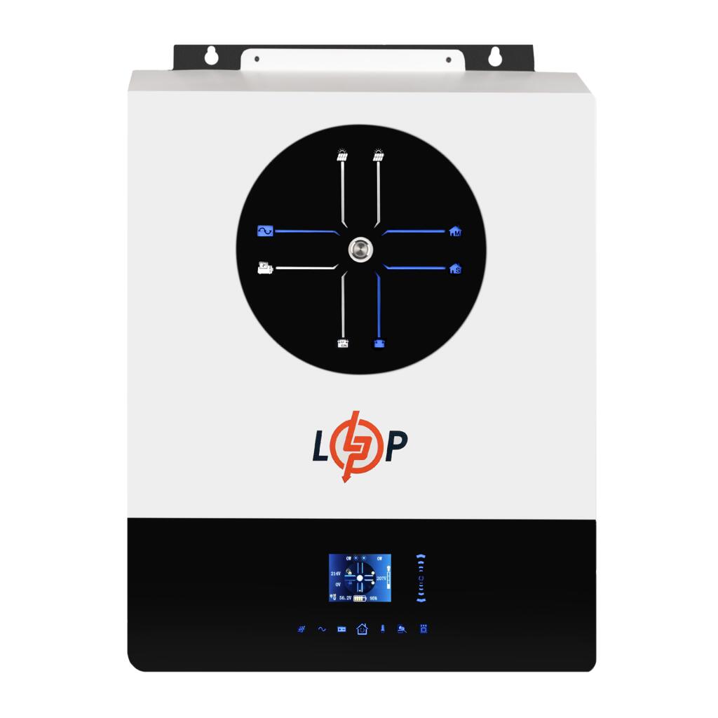 Гібридний сонячний інвертор (ДБЖ) LPW-MAXII-ULTRA 11000VA (11000Вт) 48V 150A MPPT 90-450V ON-OFF GRID - Зображення 2