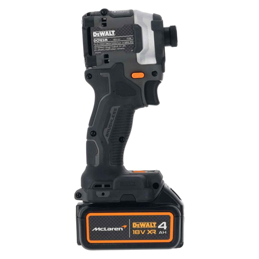 Шуруповёрт ударный McLaren F1 TEAM LIMITED EDITION DeWALT DCF85MM2T - Изображение 5