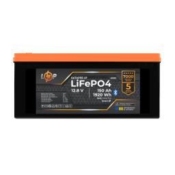 Аккумулятор LP LiFePO4 12,8V - 150 Ah (1920Wh) (BMS 100A/75А) пластик Smart BT