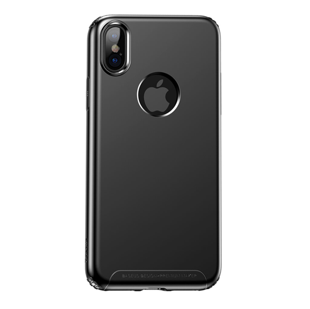 Чехол Baseus для iPhone X/Xs Soft Case Black (WIAPIPHX-SJ01) - Изображение 1