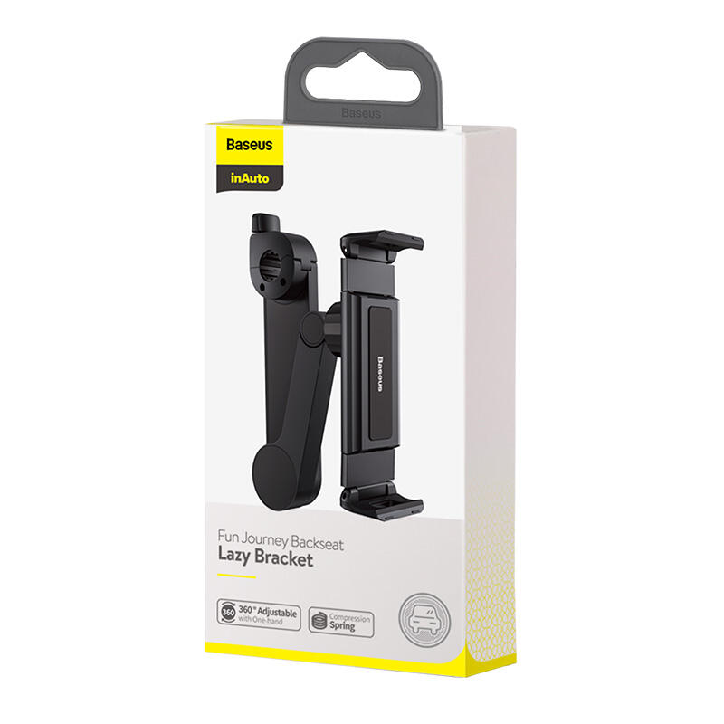 Автодержатель Baseus Fun Journey Черный (SULR-A01) - Изображение 8