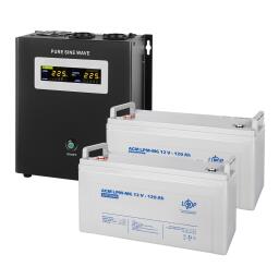 Комплект резервного питания ИБП + мультигелевая батарея (UPS W1500 + АКБ MG 2880Wh)