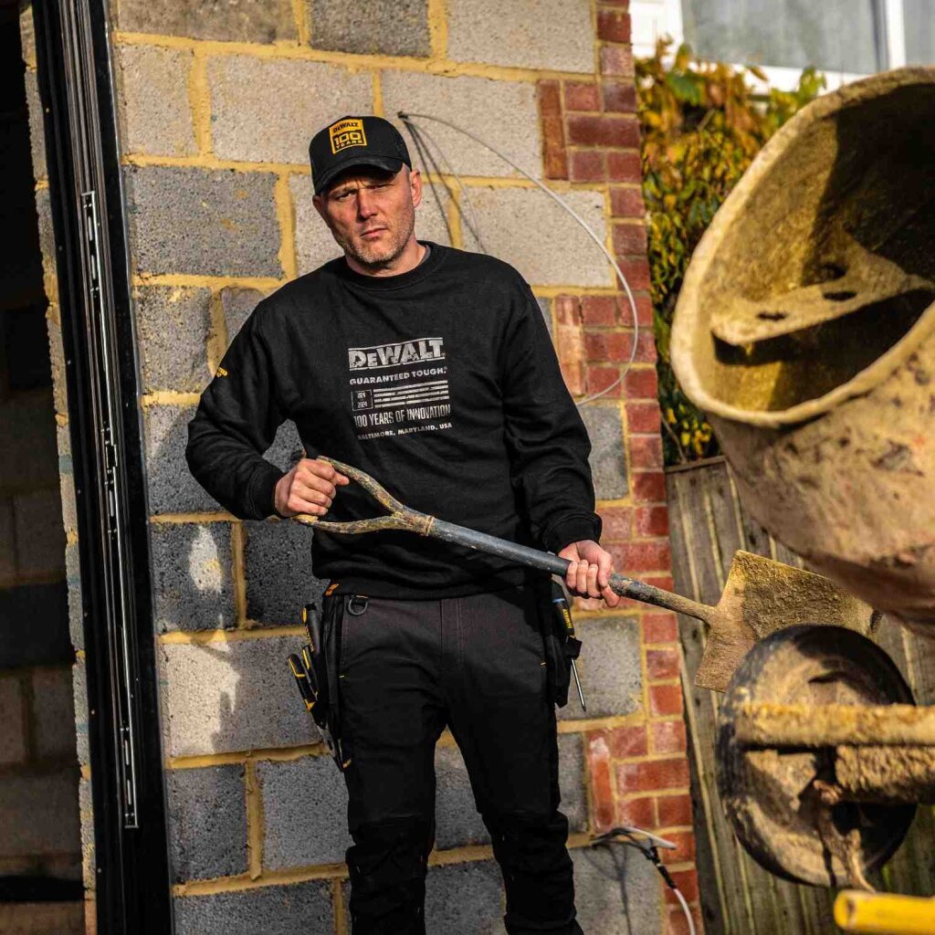 Свитшот 100 YEAR LOGO SWEATSHIRT DeWALT DWC237-001-XL - Изображение 6