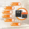 Комплект резервного питания LP(LogicPower) ИБП + литиевая (LiFePO4) батарея (UPS W500 + АКБ LiFePO4 640W) - Изображение 3