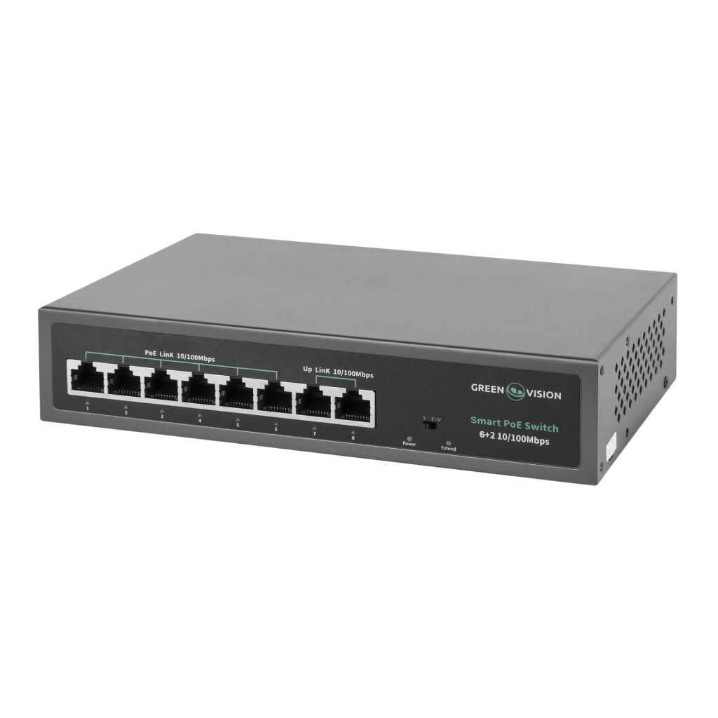 Коммутатор сетевой GV-014-D-06+2P POE - Изображение 1