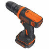 Дрель-шуруповерт аккумуляторная BLACK+DECKER BDCDD12K - Изображение 2