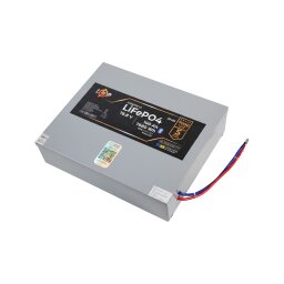 Аккумулятор LP LiFePO4 76,8V - 100 Ah (7680Wh) (BMS 200A/100А) металл Smart BT heating