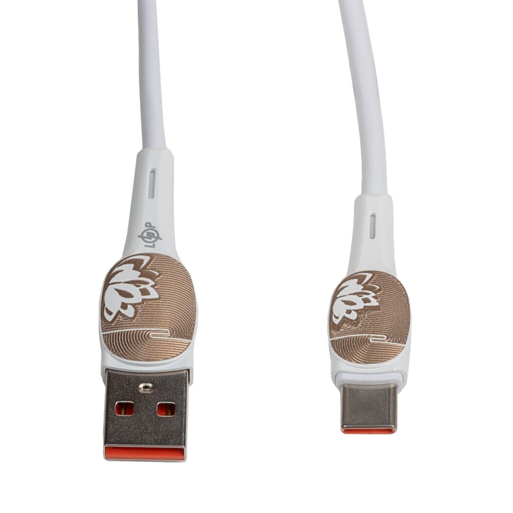 Кабель (шнур) LP USB 3.0 to USB Type-C 3A 30W зі швидкою зарядкою (QC) 1м C301DC - Изображение 1