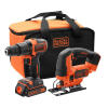 Набір з двох інструментів BLACK+DECKER BCK22S1S BCK22S1S - Зображення 1