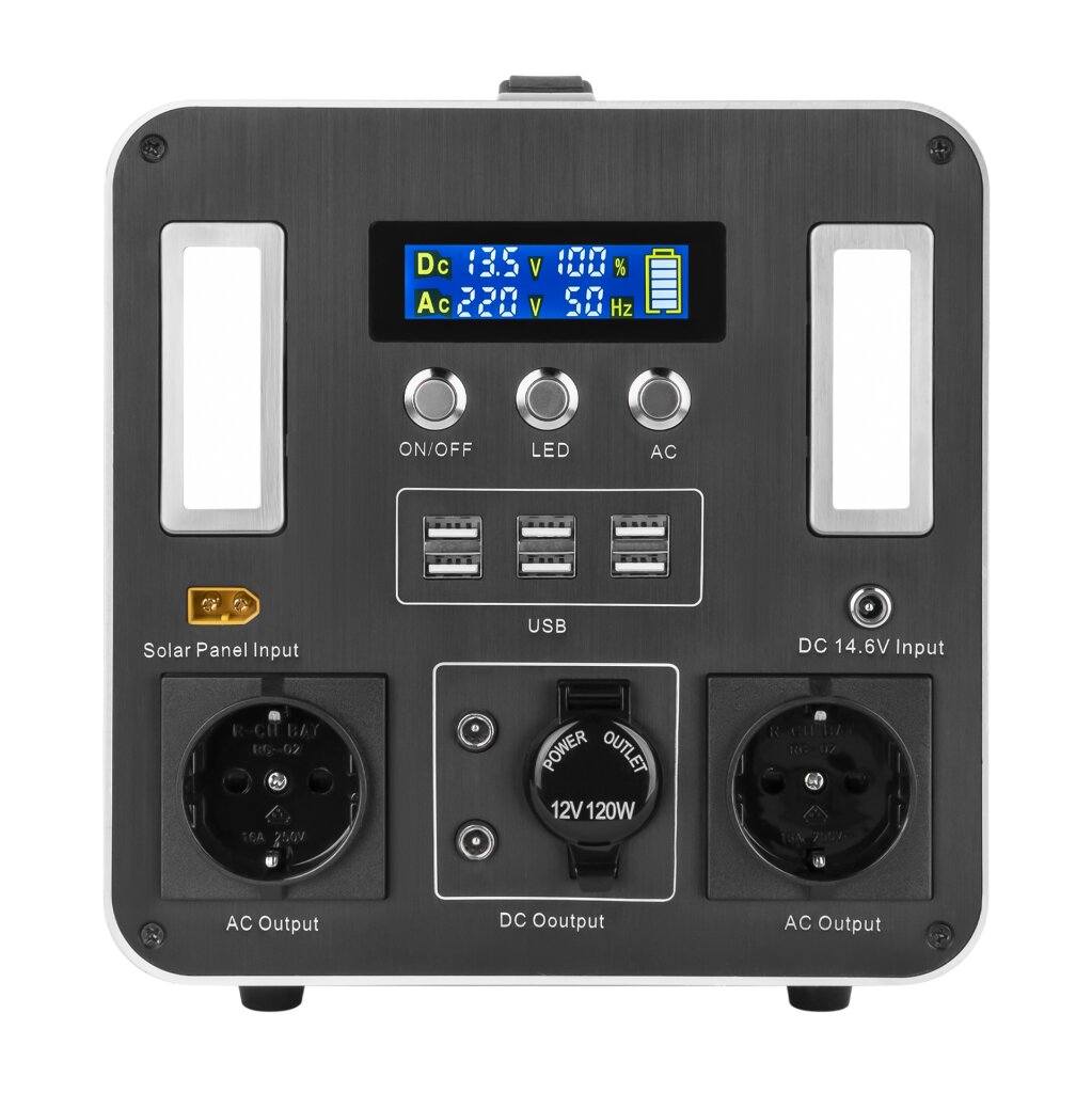 Многофункциональная портативная зарядная станция LP CHARGER MPPT 1000 Max (1000W, 960Wh) - Изображение 3