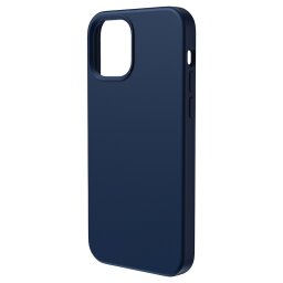 Чехол Baseus Liquid Silica Gel Magnetic+защитное стекло для iPhone 12 Pro Max Син (WIAPIPH67N-YC03)