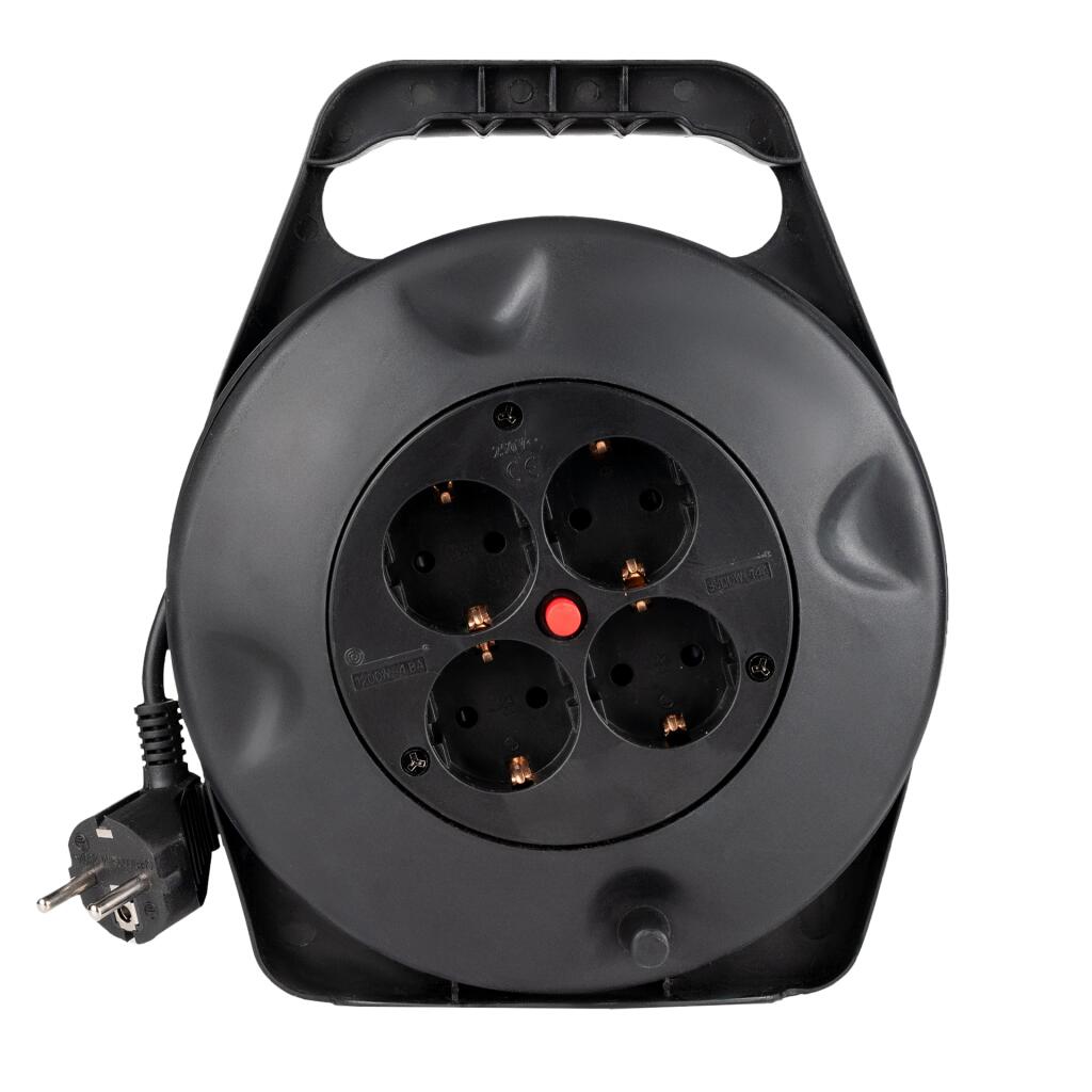 Удлинитель на катушке LP 15м (ПВС 3*0.75), 4 гнезда с заземляющим контактом до 2.2 кВт - Изображение 2