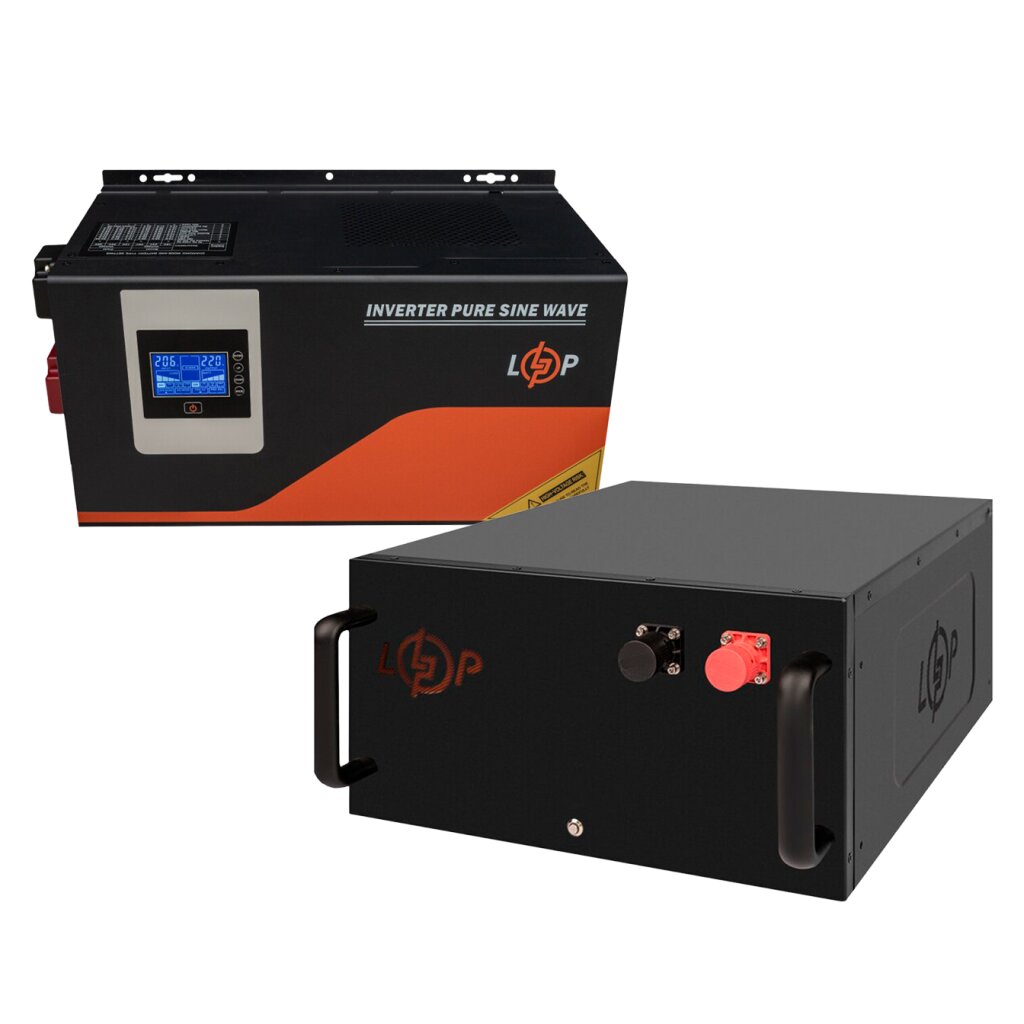 Комплект резервного питания LogicPower ИБП 2000W + литиевая (LiFePO4) батарея 7168Wh - Изображение 1