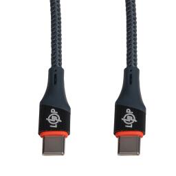 Кабель (шнур) для Apple IPhone 15 LP Type-C to Type-C 5A 65W с быстрой зарядкой (QC) 1м C201MCI