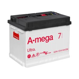 Акумулятор авто Мегатекс A-mega Ultra 6СТ-62-А3 (прав) ТХП 610