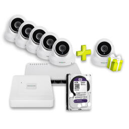 Комплект відеоспостереження GV-IP-K-W95/5+1 5MP