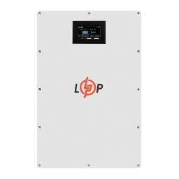 Аккумулятор LP LiFePO4 51,2V - 100 Ah (5120Wh) (BMS 100A/50А) металл LCD Smart RS485/CAN JK настенный