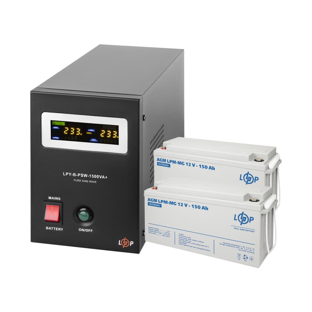 Комплект резервного питания ИБП + мультигелевая батарея (UPS B1500 + АКБ MG 3600Wh) - Изображение 2