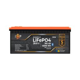 Аккумулятор LP LiFePO4 28,8V (9S) - 160 Ah (4608Wh) (BMS 150A/80А) пластик Smart BT