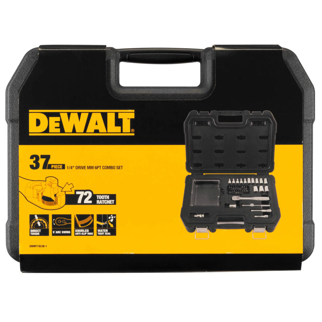 Набор головок и бит 1/4, 37 предметов DeWALT DWMT19238-1 DWMT19238-1 - Изображение 4