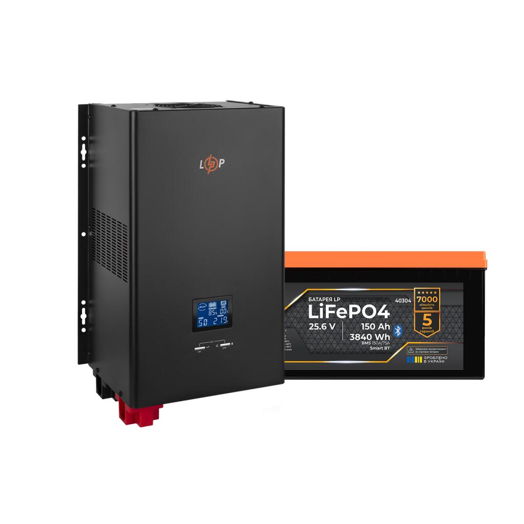 Комплект резервного питания LogicPower ИБП 2500W + литиевая (LiFePO4) батарея 3840 Wh - Изображение 2