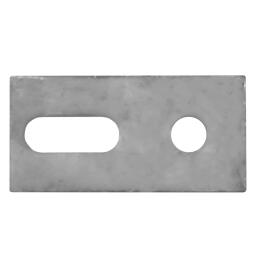Монтажная пластина 80х40х4 мм