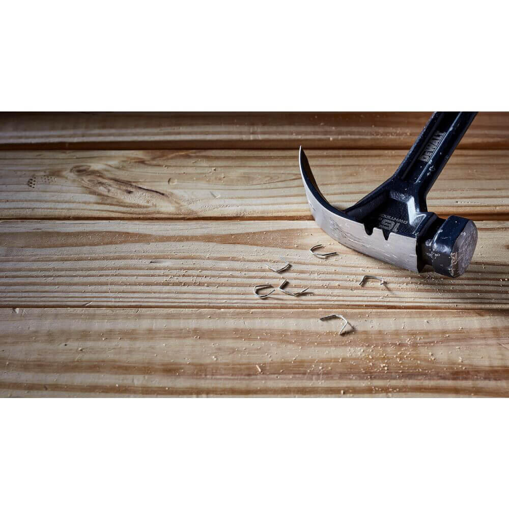 Молоток CURVE-CLAW, цельнометаллический, вес головки 454 г DeWALT DWHT51002-0 - Изображение 6