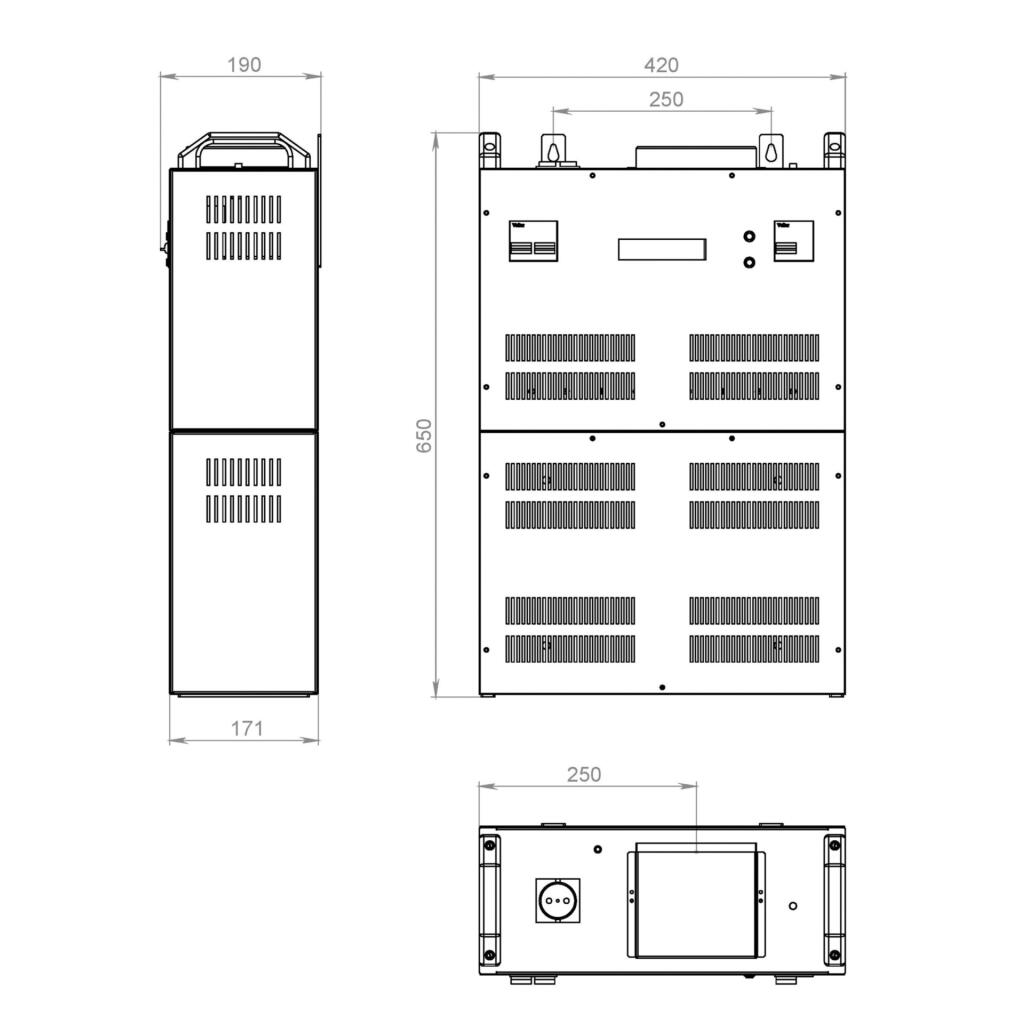 Стабилизатор напряжения Volter-66 пт (3*22) - Изображение 3