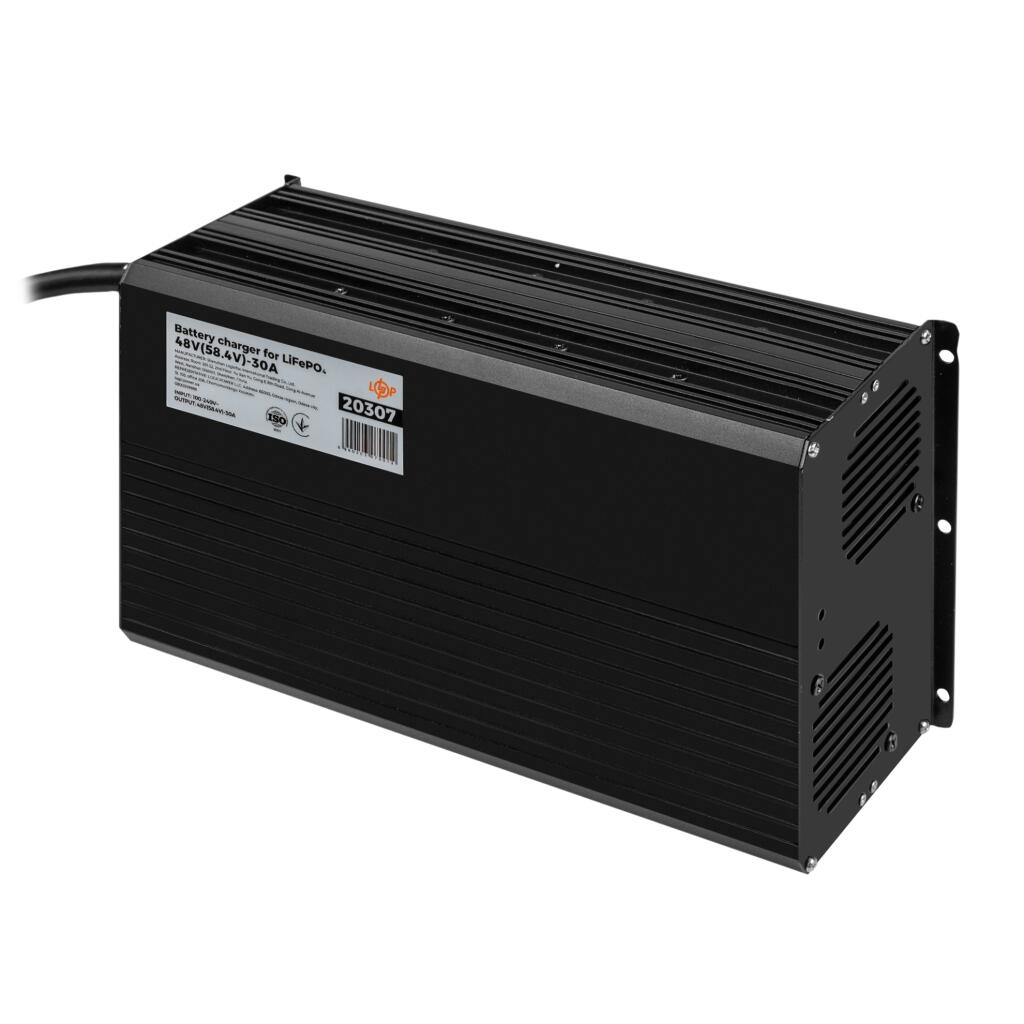 Зарядное устройство для аккумуляторов LiFePO4 48V (58.4V)-30A-1440W-LED - Изображение 2