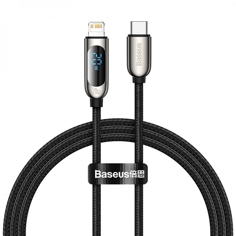 Кабель Baseus Display Fast Type-C to IP 20W 1M Черный (CATLSK-01) - Изображение 1