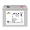Аккумулятор LP LiFePO4 25,6V - 100 Ah (2560Wh) (BMS 100A/50А) Метал Smart BT - Изображение 1