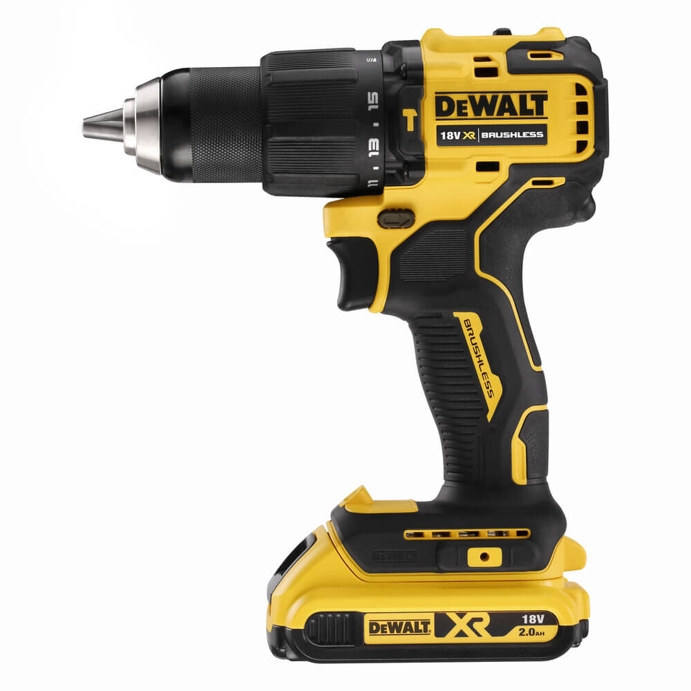 Дрель-шуруповерт аккумуляторная бесщёточная ударная DeWALT DCD709D2T - Изображение 3