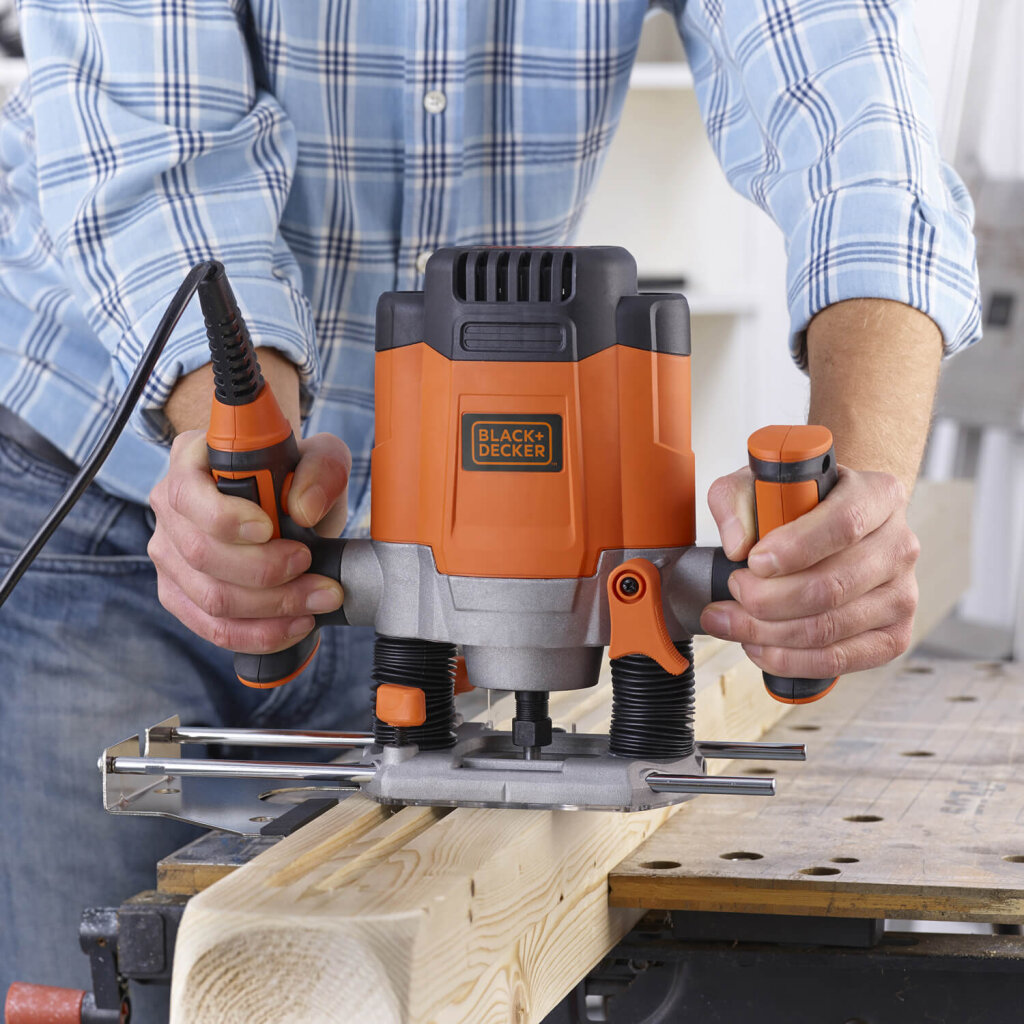 Фрезер сетевой BLACK+DECKER KW1200E KW1200E - Изображение 6